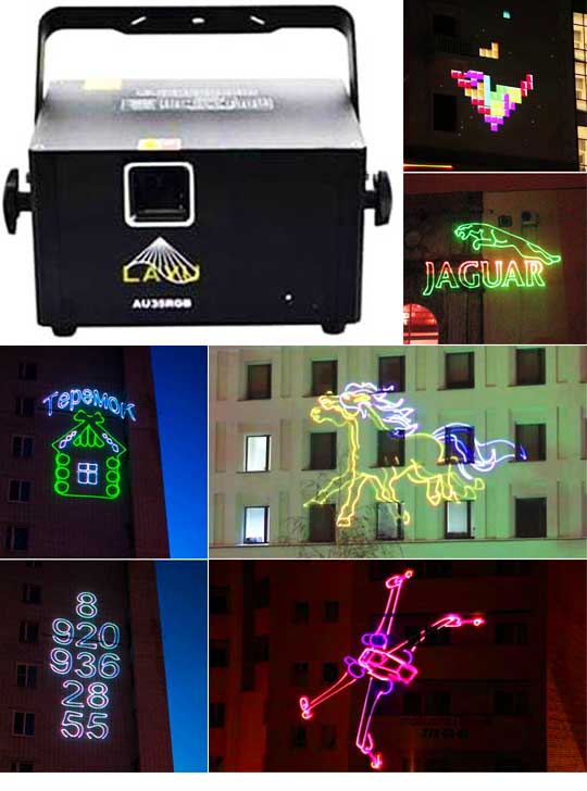 Программируемый лазерный проектор LAYU AU35RGB PRO