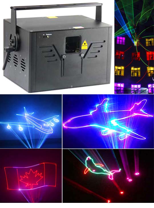 Лазерный проектор для рекламы RGB AH200RGB
