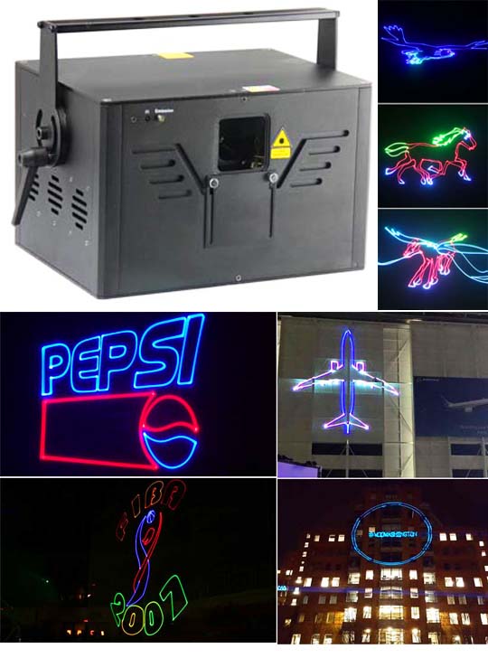 Лазерный проектор для рекламы AH150RGB