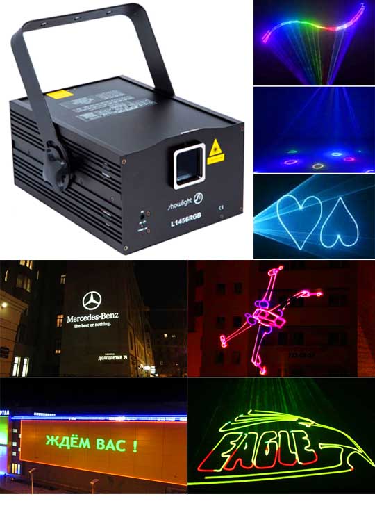 Лазер для дискотек SHOWLIGHT L1456RGB